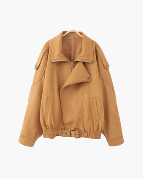 Vintage mockajacka med drapering