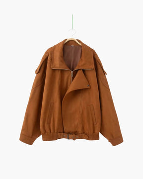Vintage mockajacka med drapering
