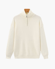 Refined Half-Zip Knit Pullover