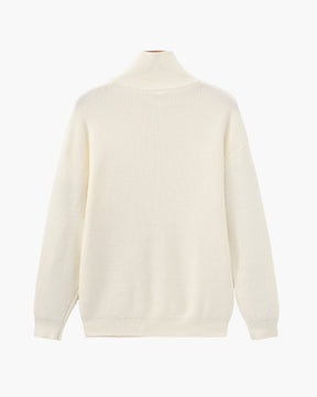 Refined Half-Zip Knit Pullover